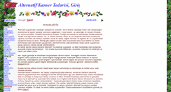 Desktop Screenshot of kanser-tedavisi.com